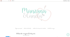 Desktop Screenshot of manzanaycanela.com